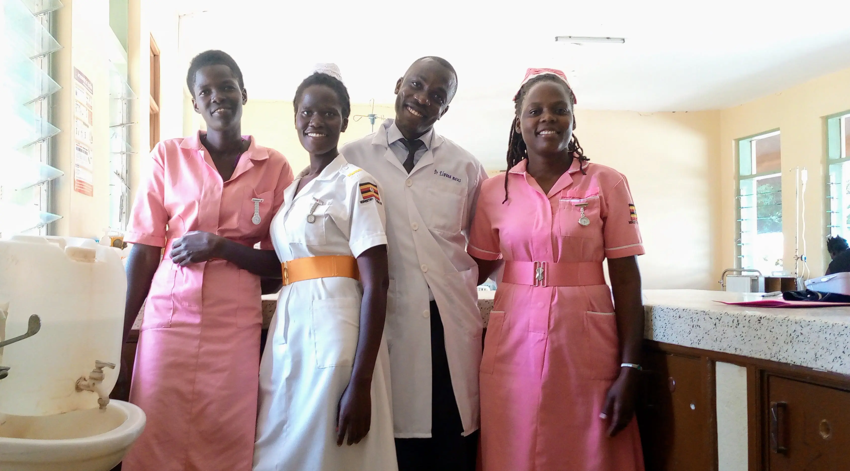 Staff at the Maternity Delivery Unit